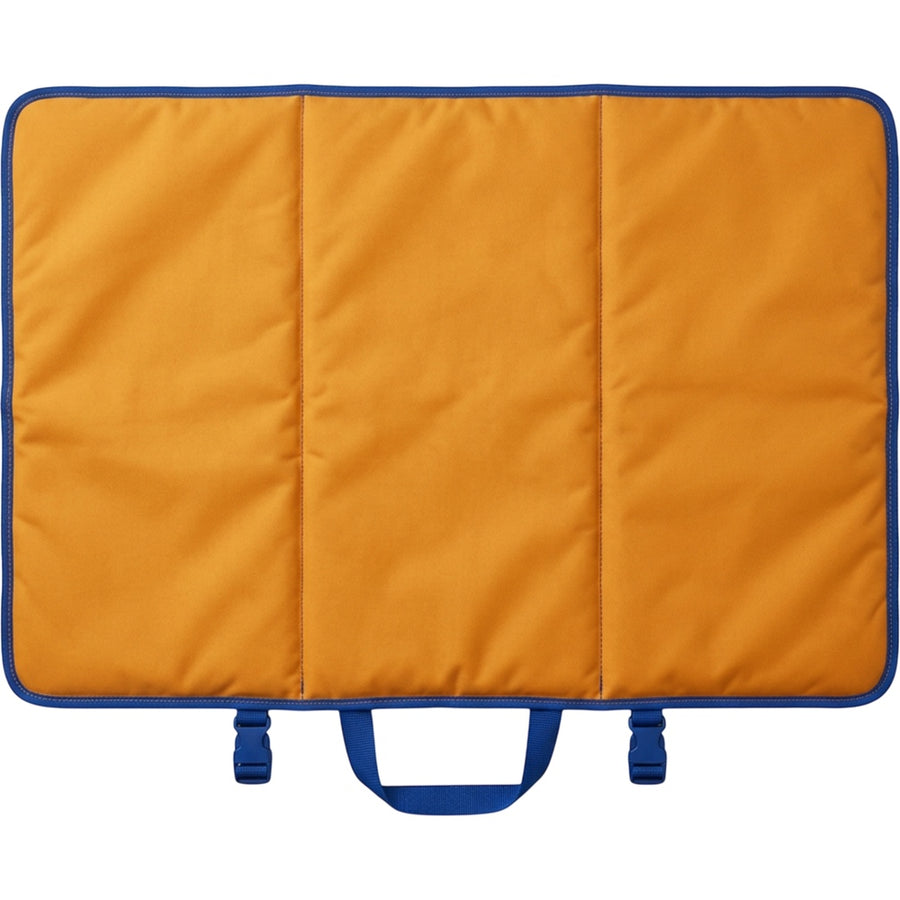 Loftx XL Folding Dog Travel Mat 120 x 85 cm Amber and Cobalt